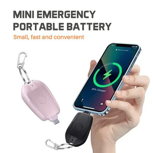 Mini Keychain Power Bank (Rechargeable)