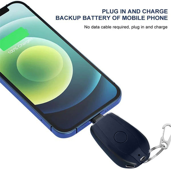 Mini Keychain Power Bank (Rechargeable)