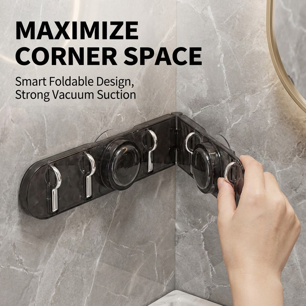 Multi-functional Foldable Vacuum Hook