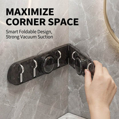 Multi-functional Foldable Vacuum Hook