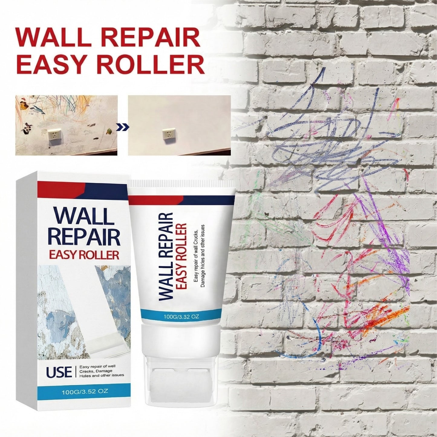 Wall Repair Easy Roller